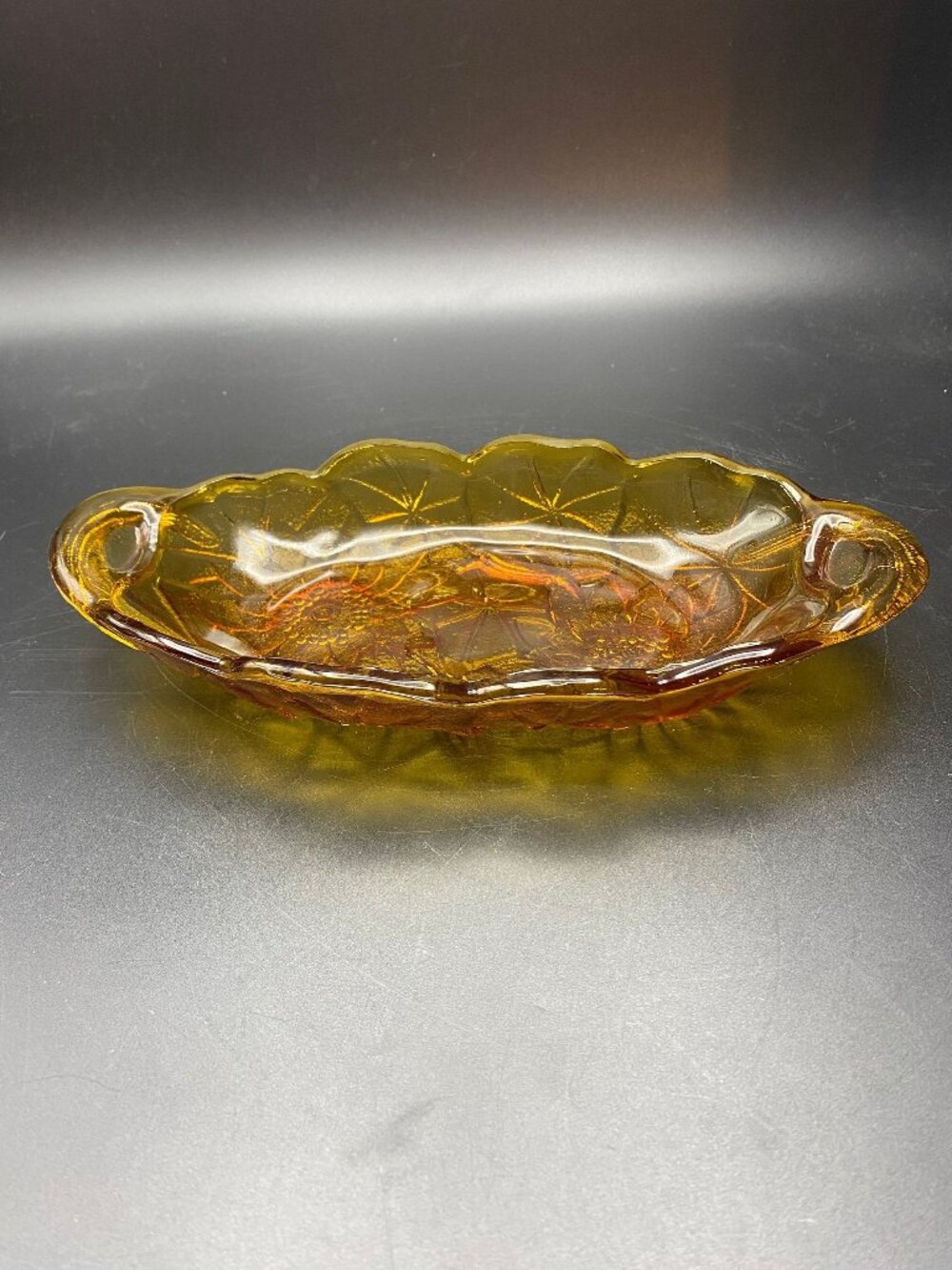 Amber Lillies Relish Tray